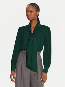 Rinascimento Koszula CFC0126204003 Zielony Regular Fit. Zielone koszule Rinascimento, m, bez wzorów, z syntetyku, bez kołnierzyka, bez ramiączek. Za 329,99 zł.
