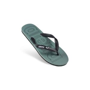 Klapki Arena Flip Flop. Zielone klapki Arena, bez wzorów, bez obcasa. Za 166,00 zł.