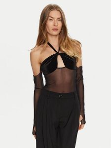 Undress Code Body Bisou 800 Czarny Slim Fit. Czarne body i gorsety Undress Code, bez wzorów, z syntetyku. Za 379,99 zł.