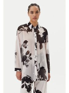 ACCESS FASHION Koszula 53-7025-072 Biały Regular Fit. Białe koszule ACCESS FASHION, m, bez wzorów, z syntetyku, bez kołnierzyka, bez ramiączek. Za 309,99 zł.