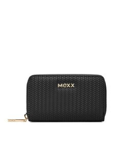 MEXX Portfel CEO-MEXX-W1-002-SS26 Czarny. Czarne portfele Mexx, bez wzorów, ze skóry. Za 59,99 zł.