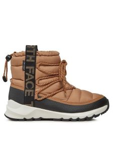 The North Face Śniegowce W Thermoball Lace Up WpNF0A5LWDKOM1 Brązowy. Brązowe buty zimowe The North Face, z materiału, bez obcasa, bez zapięcia. Za 449,99 zł.