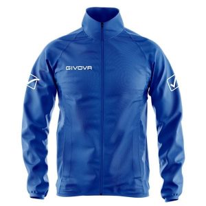 Givova Basico 3xl Sportjack - Oddychający i lekki. Niebieskie kurtki Givova, xl, bez wzorów, bez kaptura. Za 98,99 zł.