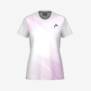 TIE-BREAK T-Shirt Women. Fioletowe t-shirty Head, bez wzorów, bez kołnierzyka, bez ramiączek. W wyprzedaży za 208,00 zł.