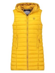 Geographical Norway Kamizelka pikowana "Vatikotal" w kolorze żółtym rozmiar: S. Żółte kamizelki Geographical Norway, s, bez wzorów, bez kołnierzyka, bez ramiączek, bez kaptura. Za 191,42 zł.