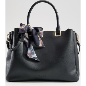 Torebka city bag z apaszką - Czarny. Apaszki i chusty marki Mohito. Za 139,99 zł.