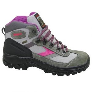 Buty trekkingowe damskie Grisport Grigio Scamosciato. Zielone buty trekkingowe Grisport, z gumy, za kostkę, bez zapięcia. Za 405,00 zł.
