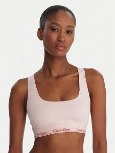 Calvin Klein Underwear Biustonosz top LV00QF8493 Różowy. Czerwone biustonosze Calvin Klein Underwear, bez wzorów, z bawełny. Za 149,99 zł.