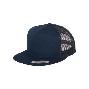 Czapka Flexfit Classique Trucker. Białe czapki FLEXFIT, bez wzorów, z bawełny. Za 87,50 zł.