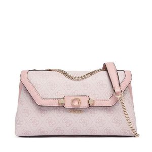 Torebka Guess. Czerwone listonoszki Guess, z aplikacjami, bez dodatków. Za 525,99 zł.