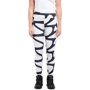 Legginsy Damskie Luhta Erikas. Białe legginsy Luhta, bez wzorów, z materiału. Za 349,00 zł.
