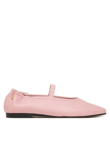 Tommy Hilfiger Baleriny Soft Leather Ellastic Ballerina FW0FW09245 Różowy. Czerwone balerinki TOMMY HILFIGER, bez wzorów, ze skóry, bez obcasa, bez zapięcia. Za 327,99 zł.