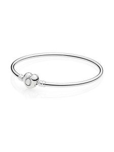 Pandora Srebrna bransoletka rozmiar: 17. Szare bransoletki Pandora, srebrne. Za 232,23 zł.
