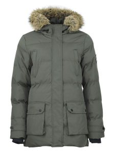 Peak Mountain Parka "Anabel" w kolorze khaki rozmiar: M. Brązowe płaszcze Peak Mountain, m, bez wzorów, bez kaptura. Za 219,60 zł.