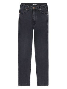 Wrangler Dżinsy - Slim fit - w kolorze antracytowym rozmiar: W26/L34. Czarne jeansy Wrangler, z aplikacjami, z podwyższonym stanem. Za 132,95 zł.