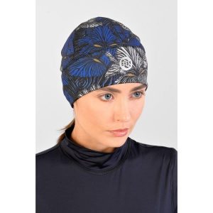 Czapka krótka ocieplana do biegania Unisex Nessi Sportswear. Niebieskie czapki NESSI SPORTSWEAR, bez wzorów, sportowe. Za 149,00 zł.