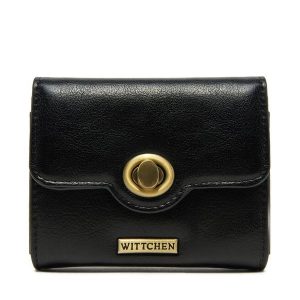 Portfel WITTCHEN. Czarne portfele Wittchen, bez wzorów. Za 79,99 zł.