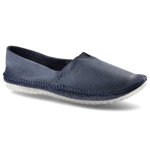 Granatowe Baleriny Maciejka Modne Damskie Obuwie. Niebieskie balerinki Maciejka, bez wzorów, z jeansu, bez obcasa, bez zapięcia. Za 239,00 zł.