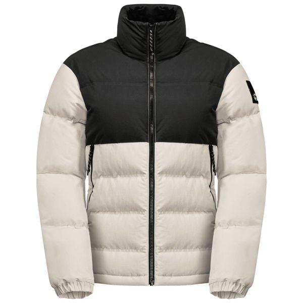 Kurtka puchowa damska Jack Wolfskin Alex Down. Brązowe kurtki Jack Wolfskin, m, bez wzorów, z puchu, bez kaptura. Za 299,99 zł.