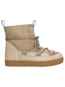 Wojas Skórzane kozaki zimowe w kolorze beżowym rozmiar: 39. Brązowe kozaki Wojas, na zimę, bez wzorów, bez obcasa, bez zapięcia. Za 457,95 zł.