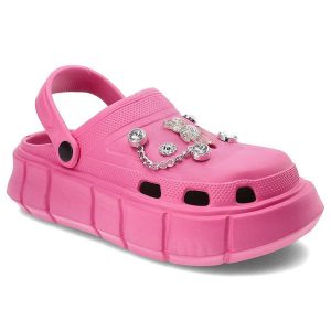 Różowe Klapki Armodo Modne Buty Na Lato. Czerwone klapki Armodo, bez wzorów, bez obcasa. Za 85,00 zł.