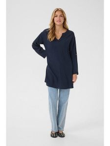 Cream Tunika "Venta" w kolorze granatowym rozmiar: 36. Niebieskie tuniki Cream, bez wzorów, bez kołnierzyka, bez ramiączek. Za 104,99 zł.