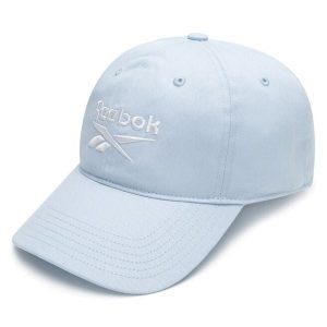 Czapka z daszkiem Reebok. Niebieskie czapki Reebok, bez wzorów. Za 69,99 zł.