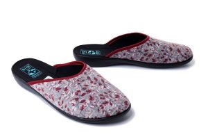 ADANEX 28858 DIL3VD bordowy, kapcie damskie. Czerwone kapcie Adanex, bez wzorów. Za 59,99 zł.