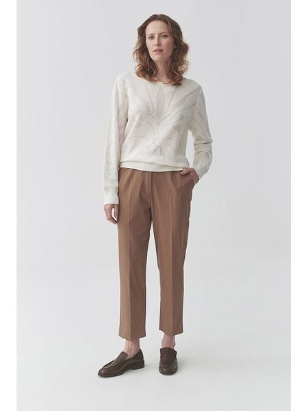 TATUUM Sweter "Finn" w kolorze białym rozmiar: XS. Białe swetry oversize Tatuum, xs, bez wzorów, bez ramiączek. Za 117,45 zł.