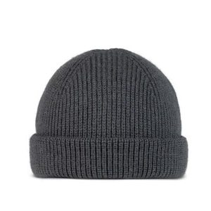 Czapka z wełny merino dokerka Ervin. Szare czapki Buff, bez wzorów, z materiału. Za 131,15 zł.