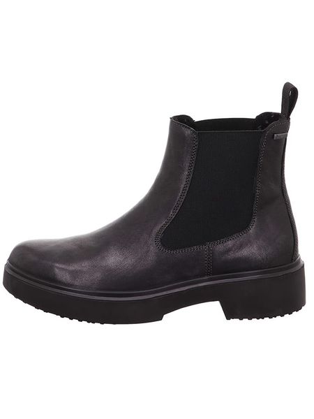 Legero Skórzane sztyblety "Angel-Ossido" w kolorze antracytowym rozmiar: 41,5. Czarne botki Legero, bez wzorów, bez zapięcia. Za 196,24 zł.