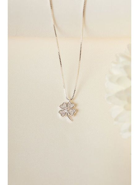 Heliophilia Srebrny naszyjnik z zawieszką - dł. 45 cm rozmiar: onesize. Szare naszyjniki Heliophilia, z cyrkonią, srebrne. Za 109,78 zł.