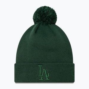 Czapka z daszkiem damska New Era Metallic Bobble Knit Beanie Los Angeles Dodgers. Zielone czapki New Era, bez wzorów. Za 139,99 zł.