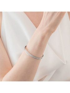 COEUR DE LION Bransoletka z kryształami rozmiar: onesize. Szare bransoletki COEUR DE LION, z kryształem, ze stali. Za 173,99 zł.