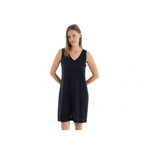 Sukienka plażowa rozm XL Black L257439. Czarne piżamy Massana Homewear, w ażurowe wzory, z bawełny, bez ramiączek. Za 226,00 zł.
