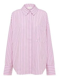 LeGer Koszula "Farine" w kolorze jasnoróżowym rozmiar: 40. Różowe koszule LeGer, bez wzorów, z bawełny, bez kołnierzyka, bez ramiączek. Za 144,24 zł.