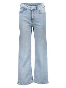 Pepe Jeans Dżinsy "Lexa" - Straight fit - w kolorze błękitnym rozmiar: W28/L30. Niebieskie jeansy Pepe Jeans, z aplikacjami, z jeansu, z podwyższonym stanem. Za 219,45 zł.