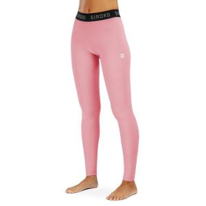Legginsy termoaktywne do sportów zimowych damskie SIROKO Blink. Czerwone legginsy SIROKO, bez wzorów. W wyprzedaży za 127,00 zł.