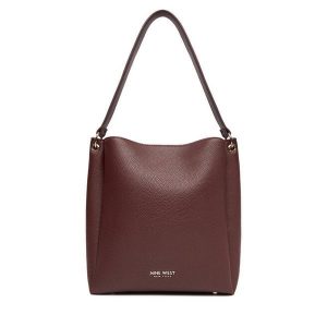 Torebka Nine West. Brązowe torebki klasyczne Nine West, bez wzorów, bez dodatków. Za 229,99 zł.
