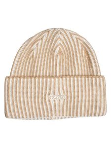 Vans Czapka beanie w kolorze beżowo-białym rozmiar: onesize. Białe czapki Vans, bez wzorów, z materiału. Za 69,99 zł.
