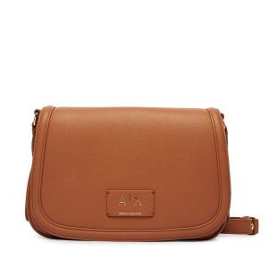 Torebka Armani Exchange. Brązowe torebki klasyczne Armani Exchange, bez wzorów, bez dodatków. Za 629,99 zł.