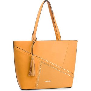 Torebka MONNARI - BAG4830-002 Yellow. Shopper bag marki Monnari. W wyprzedaży za 199,00 zł.