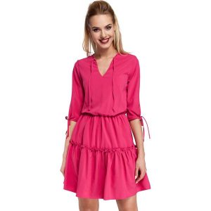 Różowa Sukienka w Stylu Boho. Sukienki marki Molly.pl. Za 139,90 zł.