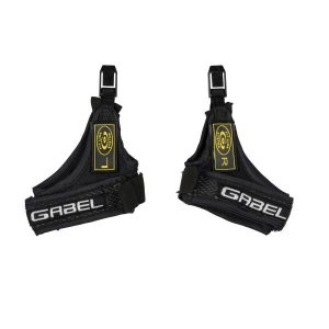 Pasek do kijów nordic walking Gabel NCS Comfort 02/36. Czarne rękawiczki GABEL, bez wzorów. Za 89,99 zł.