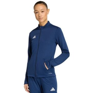 Bluza damska adidas Entrada 26 Track. Niebieskie bluzy ADIDAS, bez wzorów, z poliesteru, bez kaptura. Za 121,99 zł.