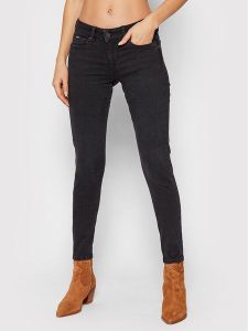 Pepe Jeans Jeansy Soho PL204174 Czarny Skinny Fit. Czarne jeansy Pepe Jeans, bez wzorów, z bawełny. Za 319,99 zł.