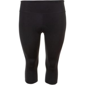 Damskie legginsy Q Sportswear Kaisa. Czarne legginsy ENDURANCE Q, bez wzorów, z elastanu, z podwyższonym stanem. Za 256,50 zł.