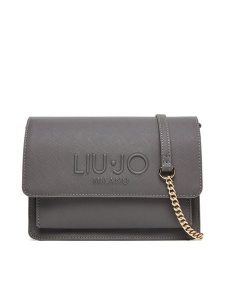 Liu Jo Torebka Ecs M Crossbody AF5152 E0087 Szary. Szare torebki wieczorowe Liu Jo, bez wzorów, ze skóry, bez dodatków. Za 579,99 zł.