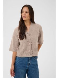 Kaffe Kardigan w kolorze beżowym rozmiar: XXL. Brązowe kardigany Kaffe. Za 208,99 zł.