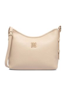 Nine West Torebka CEO-SUBTLE ALLURE-LDA9767 Beżowy jasny. Brązowe listonoszki Nine West, bez wzorów, ze skóry, bez dodatków. Za 199,99 zł.